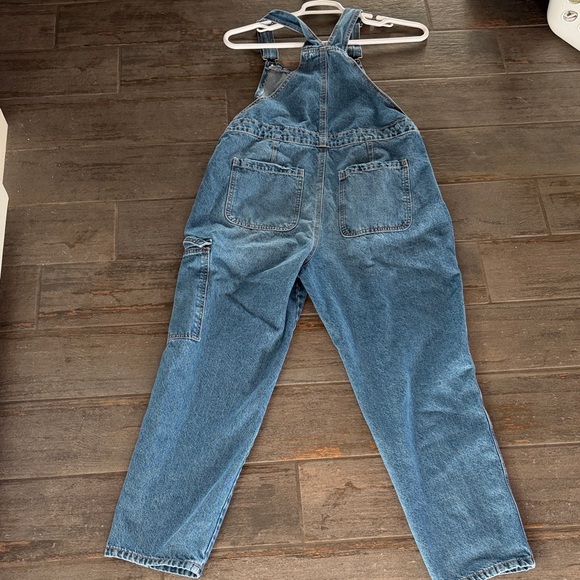 Celebrity Pink Blue Denim Overalls - Picture 4 of 4